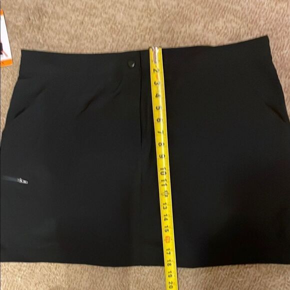 32 Degrees Black Skort with Zip Accent - Picture 9 of 10